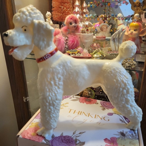 Breyer Poodle Dog ~ Vintage 1950s-60s ~ Regal ~ Molded Plastic ~ Adorable! - Picture 6 of 16